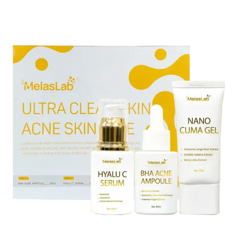 Bộ Chăm Sóc Da Mụn Ultra Clear Skin Acne SkinCare Melaslab