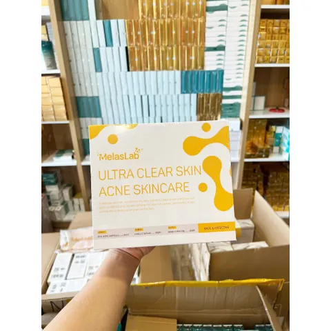 Bộ Chăm Sóc Da Mụn Ultra Clear Skin Acne SkinCare Melaslab