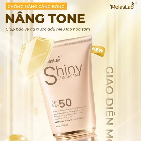 Shiny SunCream Kem Chống Nắng Căng Bóng Melaslab