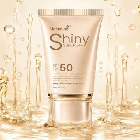 Shiny SunCream Kem Chống Nắng Căng Bóng Melaslab