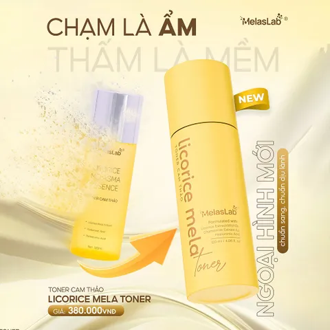 Toner Cam Thảo Licoroce Mela Toner Melaslab