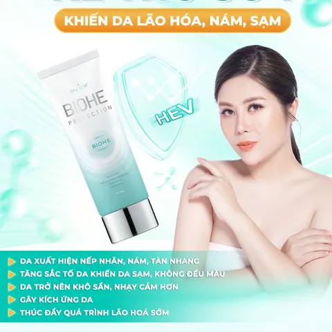 [COMBO BẢO VỆ DA DR LACIR] Kem chống nắng Biohe, Cool Cream face tuyết sữa gạo