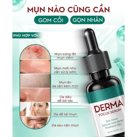 Serum Mụn Thế Hệ Mới Derma Focus Serum