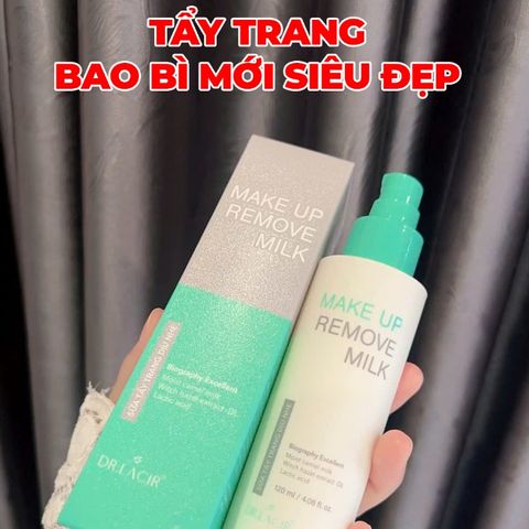 Sữa Tẩy Trang Dịu Nhẹ Make Up Remove Milk Dr.Lacir Chính Hãng