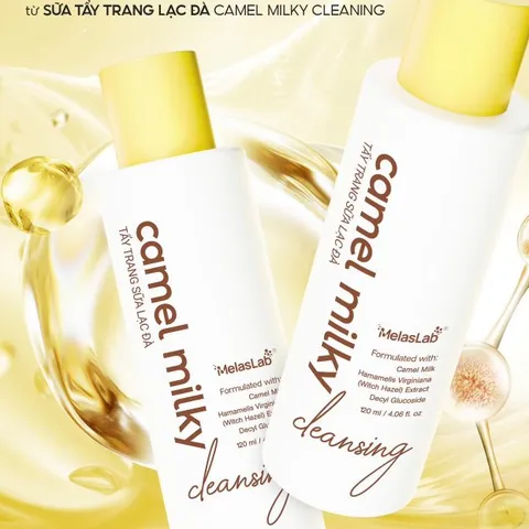 Camel Milky Cleansing Tẩy Trang Sữa Lạc Đà Melaslab