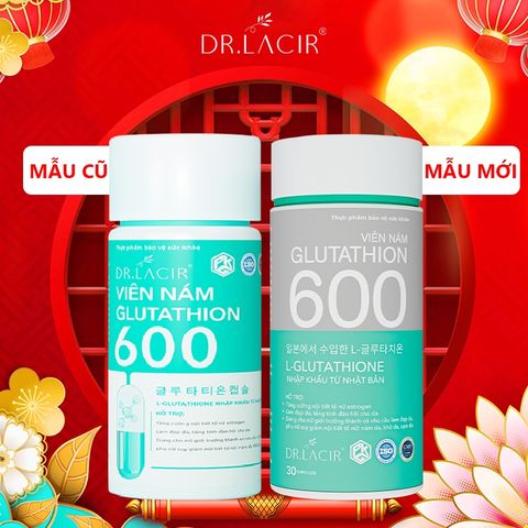 Viên Uống Glutathione 600 Hỗ Trợ Mờ Nám Trắng Da Tăng Cường Nội Tiết Tố
