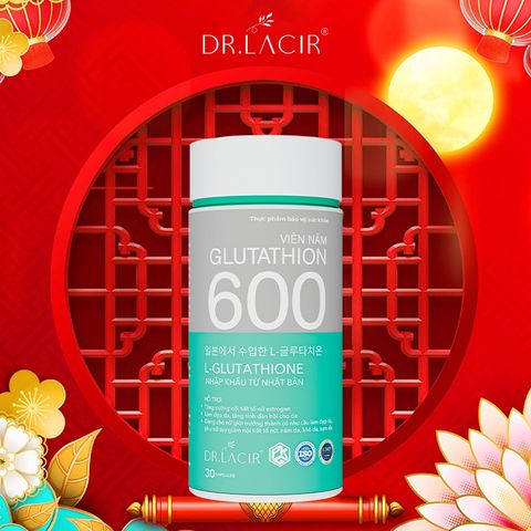 Viên Uống Glutathione 600 Hỗ Trợ Mờ Nám Trắng Da Tăng Cường Nội Tiết Tố