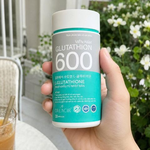 Viên Uống Glutathione 600 Hỗ Trợ Mờ Nám Trắng Da Tăng Cường Nội Tiết Tố