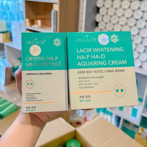 Combo Dưỡng Trắng Sáng Da Ban Đêm Dr Lacir