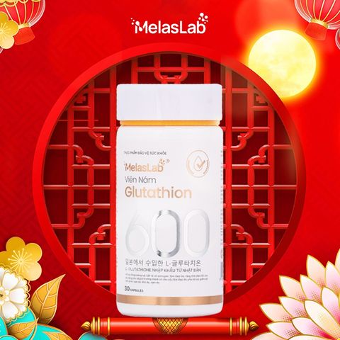 Viên Nám Glutathion 600 Melaslab Hỗ Trợ Giảm Nám Trắng Da
