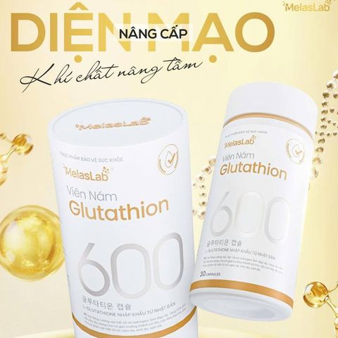 Viên Nám Glutathion 600 Melaslab Hỗ Trợ Giảm Nám Trắng Da
