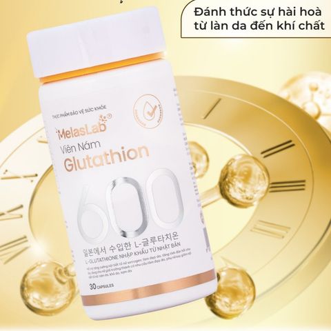 Viên Nám Glutathion 600 Melaslab Hỗ Trợ Giảm Nám Trắng Da
