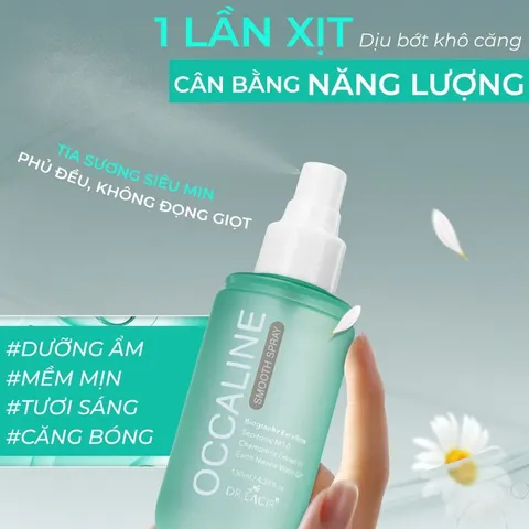 Occaline Smooth Spray Dr Lacir Xịt Khoáng Tế Bào Gốc Cấp ẩm giúp da mềm mại