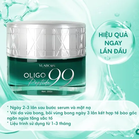 Kem Mao Mạch Oligo Peptide 99 Ylabcos 35gr Dày Da Giảm Đỏ