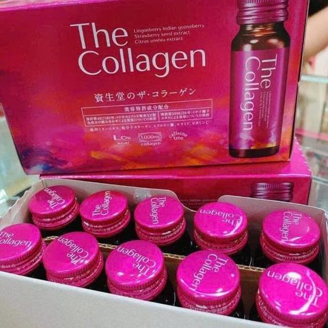 Nước Uống Collagen Shiseido Nhật Bản 10 Chai x 50ml - Căng Bóng Da, Trẻ Hóa, Dưỡng Ẩm, Hỗ Trợ Giảm Nếp Nhăn