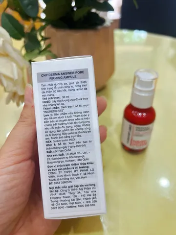 CNP Derma Answer Pore Firming Ampule tinh chất dưỡng da cải thiện lỗ chân lông