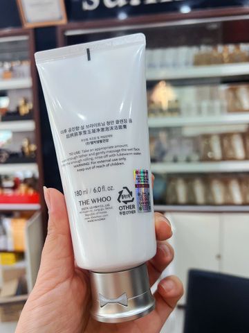 THE WHOO Gong Jin Hyang Brightening Cleansing Foam – Sữa rửa mặt cao cấp làm sáng da