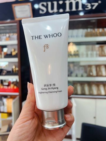 THE WHOO Gong Jin Hyang Brightening Cleansing Foam – Sữa rửa mặt cao cấp làm sáng da