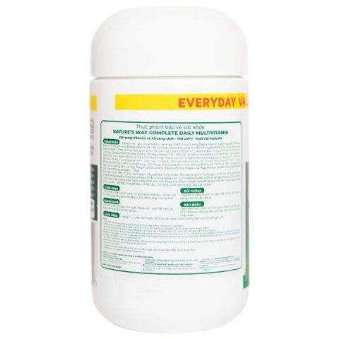 Úc) Vitamin Tổng Hợp Nature's Way Multivitamin Cho Người Lớn - Hỗ Trợ Tăng Cường Sức Đề Kháng, Giảm Mệt Mỏi, Bổ Sung Vitamin & Khoáng Chất