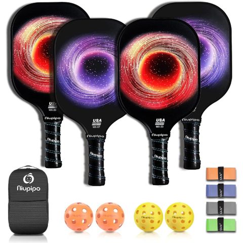 Vợt Pickleball Niupipo - Cây vợt tốt nhất cho Newbie - được USAPA phê duyệt - Bảo hành chính hãng