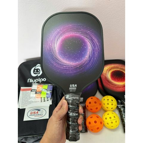 Vợt Pickleball Niupipo - Cây vợt tốt nhất cho Newbie - được USAPA phê duyệt - Bảo hành chính hãng