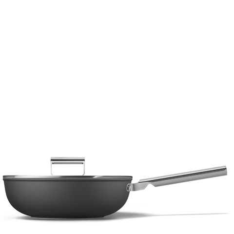 Chảo sâu lòng Smeg WOF3002BLM 30cm màu đen – 5,2L