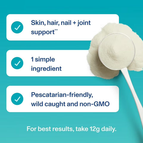 Bột bổ sung Vital Proteins Marine Collagen Peptides hỗ trợ sức khỏe khớp, tóc, da và móng, 7.8 oz 221g 