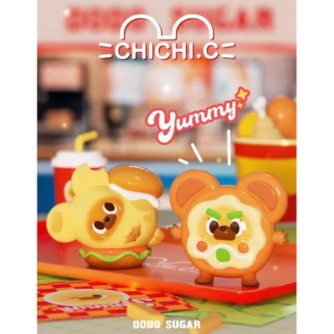 [CHICHI] CHICHI BEAN CHICHI MOUSE CHIPS ATTACK DODO SUGAR CHICHI.C CHICHI BEAN BLINDBOX BLINDBAG 778185