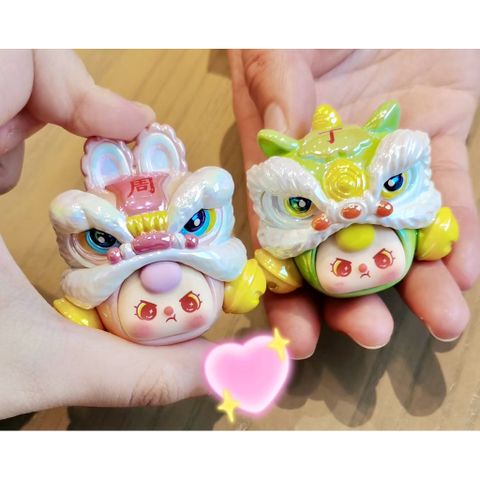 BABY THREE BEAN LION HEAD SURNAMES BABY THREE LÂN TRĂM HỌ BEAN BLINDBOX BLINDBAG 778241