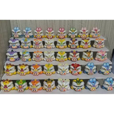 BABY THREE BEAN LION HEAD SURNAMES BABY THREE LÂN TRĂM HỌ BEAN BLINDBOX BLINDBAG 778241