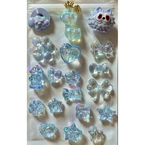 [DIY] HOLO JELLY BEADS CHARM HOLO TRONG SUỐT CHARMS CHAIN DIY HANDMADE DRAFTING 778240