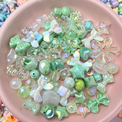 [DIY] GREEN SHINY BEADS HẠT XANH LÁ LẤP LÁNH TỔNG HỢP CHARM CHAIN DIY DRAFTING HANDMADE 778243