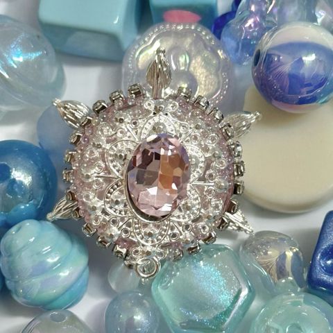 [DIY] SHINY BLUE BLING BEADS HẠT XANH LẤP LÁNH CHARM CHAIN DIY HANDMADE DRAFTING 778253