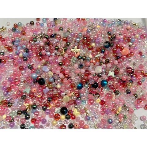 [DIY] ALL TYPE OF BEADS HẠT TRÒN TỔNG HỢP HẠT DẠ QUANG HOLO AURORA FANCY BEADS CHARM CHAIN DIY HANDMADE DRAFTING 778259