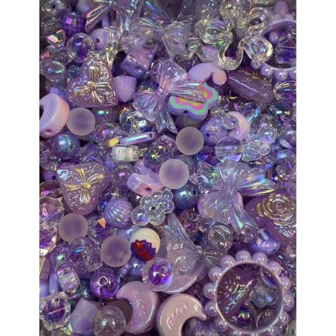 [DIY] PURPLE SHINY BEADS HẠT TÍM LẤP LÁNH CHARM CHAIN DIY DRAFTING HANDMADE 778271