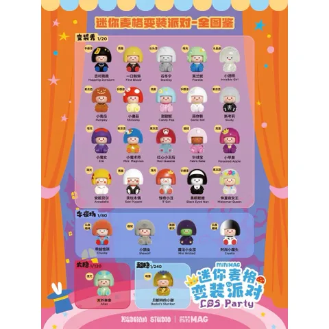 [MINIMAG] MINI MAG BEAN COS PARTY BEAN MINIMAG COSPARTY BLINDBOX BLINDBAG 778275