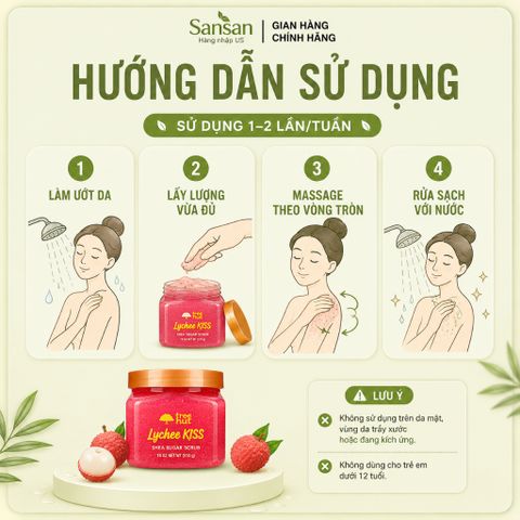 Tẩy Tế Bào Chết Toàn Thân Tree Hut Shea Sugar Scrub 510g/18oz Dưỡng Ẩm Da Mềm Mịn Nhiều Mùi- Nội địa Mỹ
