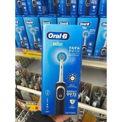 Bàn Chải Đánh Răng Điện Oral-B Braun Nhật Bản - Làm Sạch Mảng Bám Hiệu Quả, Chăm Sóc Nướu, Pin Bền