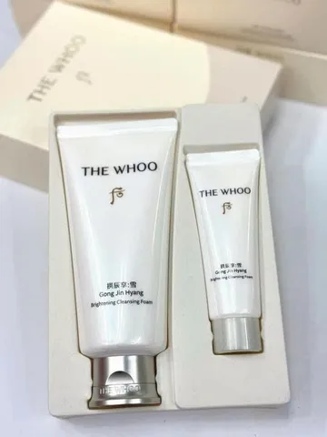 ✨ Sữa rửa mặt WHOO Trắng làm sáng da cao cấp (180ml + 40ml) - Giao nhanh, tiết kiệm thời gian