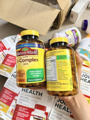 💊 Nature Made Super B-Complex bổ sung Vitamin nhóm B, tăng cường sức khỏe, 460 viên chính hãng