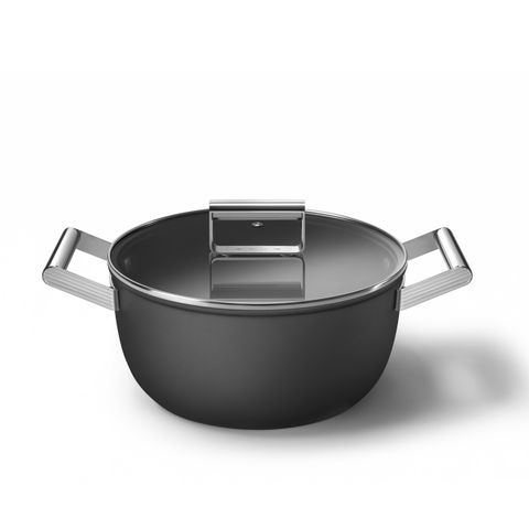Nồi Smeg CSF2412BLM 24cm màu đen – 4,6L