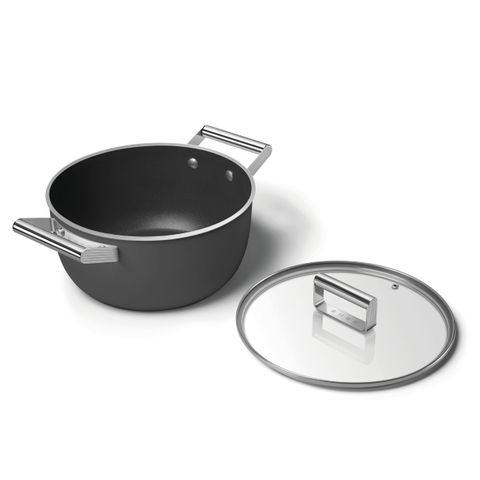 Nồi Smeg CSF2412BLM 24cm màu đen – 4,6L