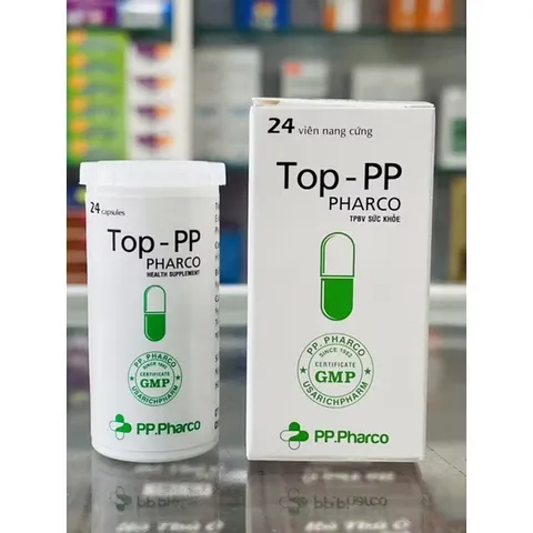 Top PP Pharco - viên uống hỗ trợ giảm ho long đờm hộp 24 viên (hàng mới, date mới)
