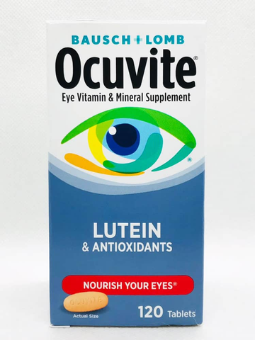 Ocuvite Bausch+Lomb with Lutein & Antioxidants 120 viên