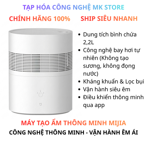 Máy phun sương tạo độ ẩm thông minh Xlaoml Mijia CJSJSQ01DY 2.2L (kết nối App Xiaomi Home )