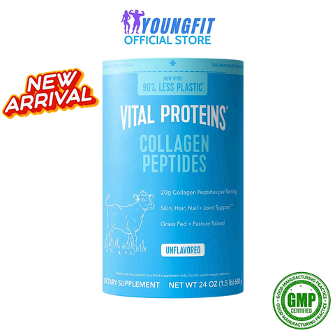 Bột Uống Collagen Vital Proteins Đẹp Da Đẹp Tóc Móng Tay Chắc Khỏe Chứng Nhận NSF - YoungFit