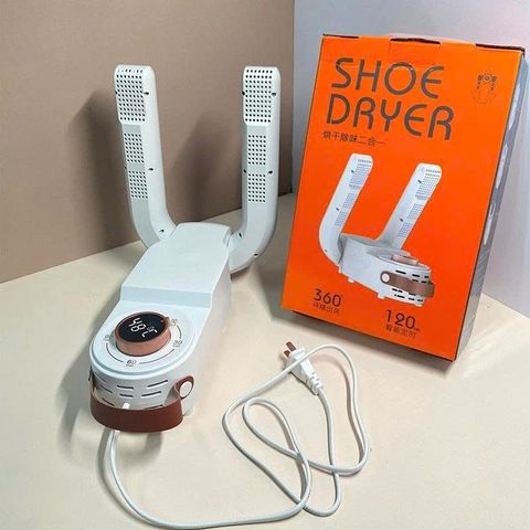 Máy Sấy Giày Khử Mùi 150W 3 Chiều Xoay 360 Độ Có Tia UV Diệt Khuẩn Thiết Kế Nhỏ Gọn