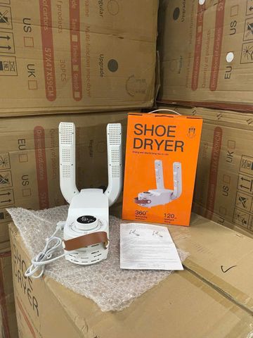 Máy Sấy Giày Khử Mùi 150W 3 Chiều Xoay 360 Độ Có Tia UV Diệt Khuẩn Thiết Kế Nhỏ Gọn