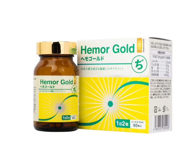Viên uống hỗ trợ tốt cho người bị trĩ Hemor Gold Jpanwell (60 viên)
