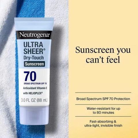 Kem chống nắng Neutrogena Ultra Sheer Dry-Touch Sunscreen Lotion Broad Spectrum SPF 70, 3 fl oz